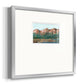 Heading West I Premium Framed Print Double Matboard