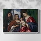 Madonna and Child with Saints Dorothy and George, c. 1516 - Floater Framed Canvas Print