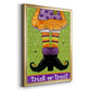 Trick or Treat - Modern Framed Canvas Print