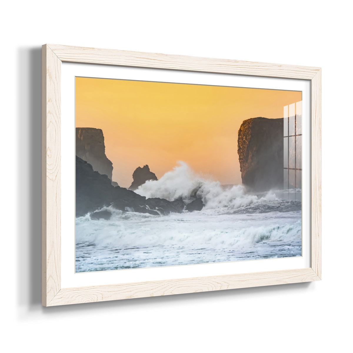 Spray - Barnwood Framed Art Print