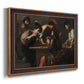 Soldiers Playing Cards and Dice (The Cheats) - Ornate Framed Canvas Print