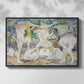 Bathing Women, 1910 - Floater Framed Canvas Print