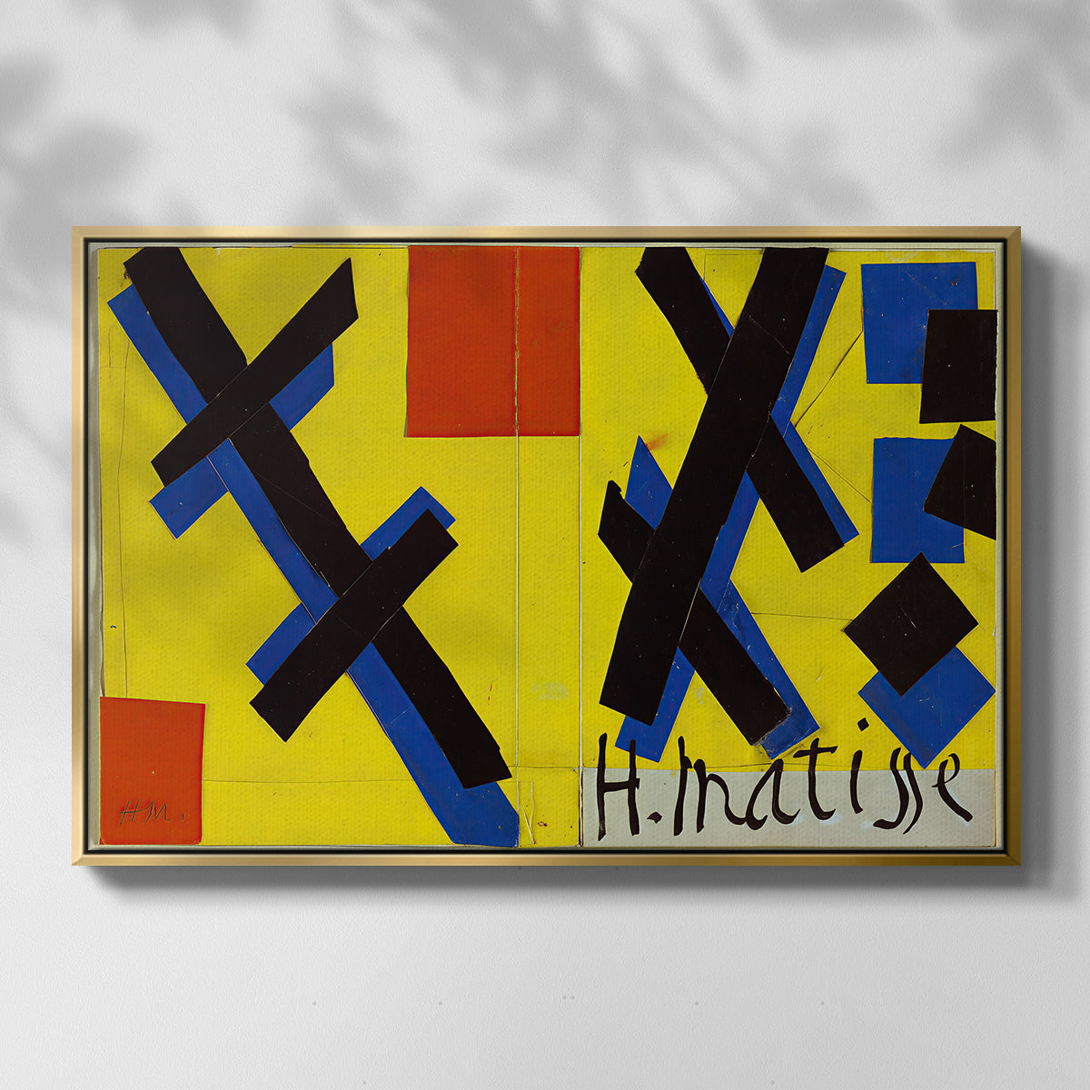 Cover Design for Matisse: His Art and His Public, 1951 - Floater Framed Canvas Print