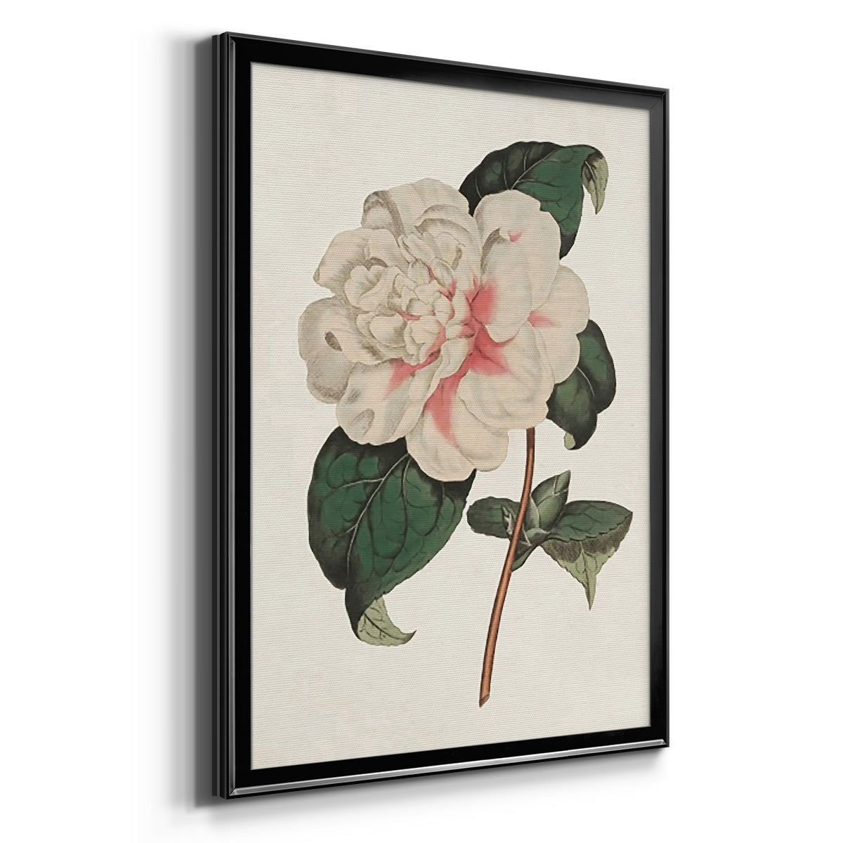 Pink Floral Mix VIII - Modern Framed Canvas Print