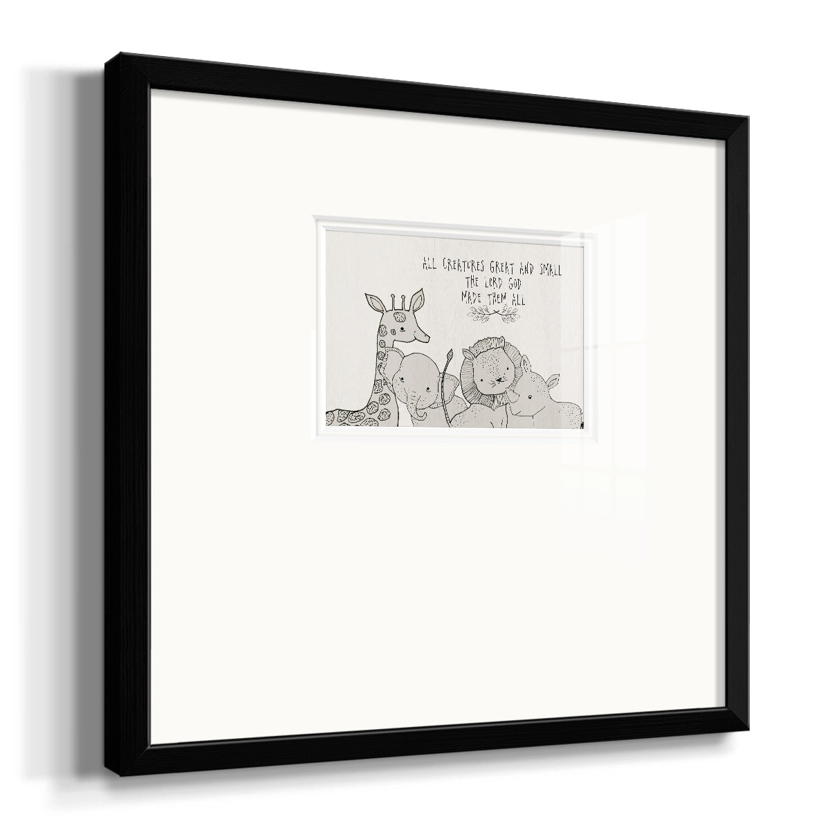 All Creatures Premium Framed Print Double Matboard