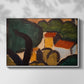 Landscape with Trees and Houses, c. 1905 - Floater Framed Canvas Print