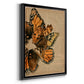 Winged Wreath I - Modern Framed Canvas Print