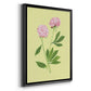 Peonies in Yellow II - Modern Framed Canvas Print