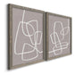 Linen Roundabout I - Premium Framed Canvas 2 Piece Set - Ready to Hang