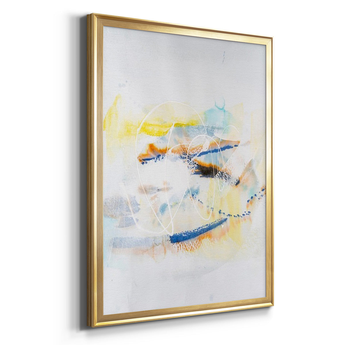 Spacial I - Modern Framed Canvas Print
