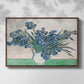 Irises, 1890 - Floater Framed Canvas Print