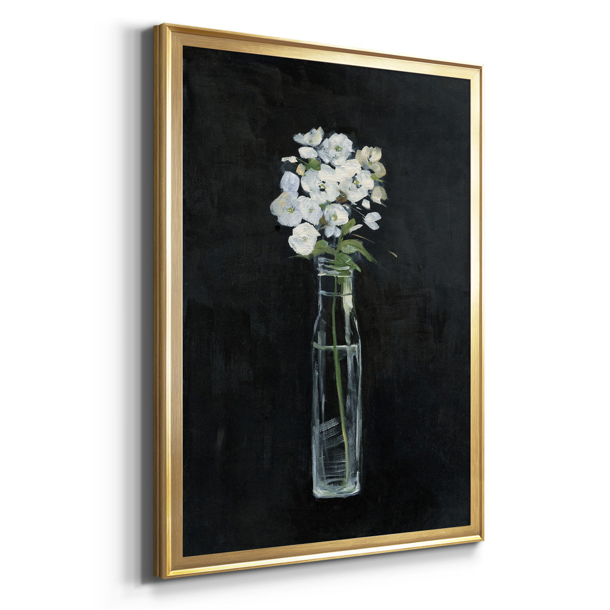 Sophisticated Farm Floral - Modern Framed Canvas Print