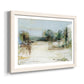 Wintery Horizon III - Barnwood Framed Art Print