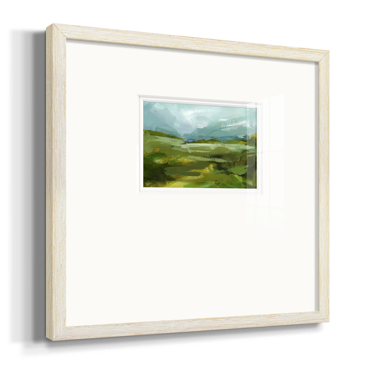 Emerald View II Premium Framed Print Double Matboard