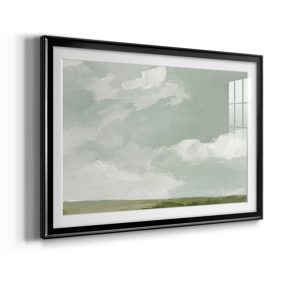 Gray Stone Sky II Premium Framed Print - Ready to Hang