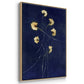 Indigo 1 - Floater Framed Canvas Print