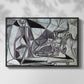 Goat's Skull, Bottle and Candle, 1952 - Floater Framed Canvas Print