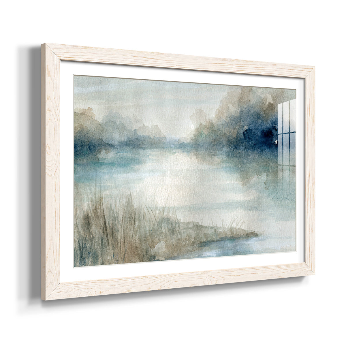Still Evening Waters - Barnwood Framed Art Print
