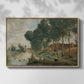 Landscape at Arleux-du-Nord, c. 1871-1874 - Floater Framed Canvas Print