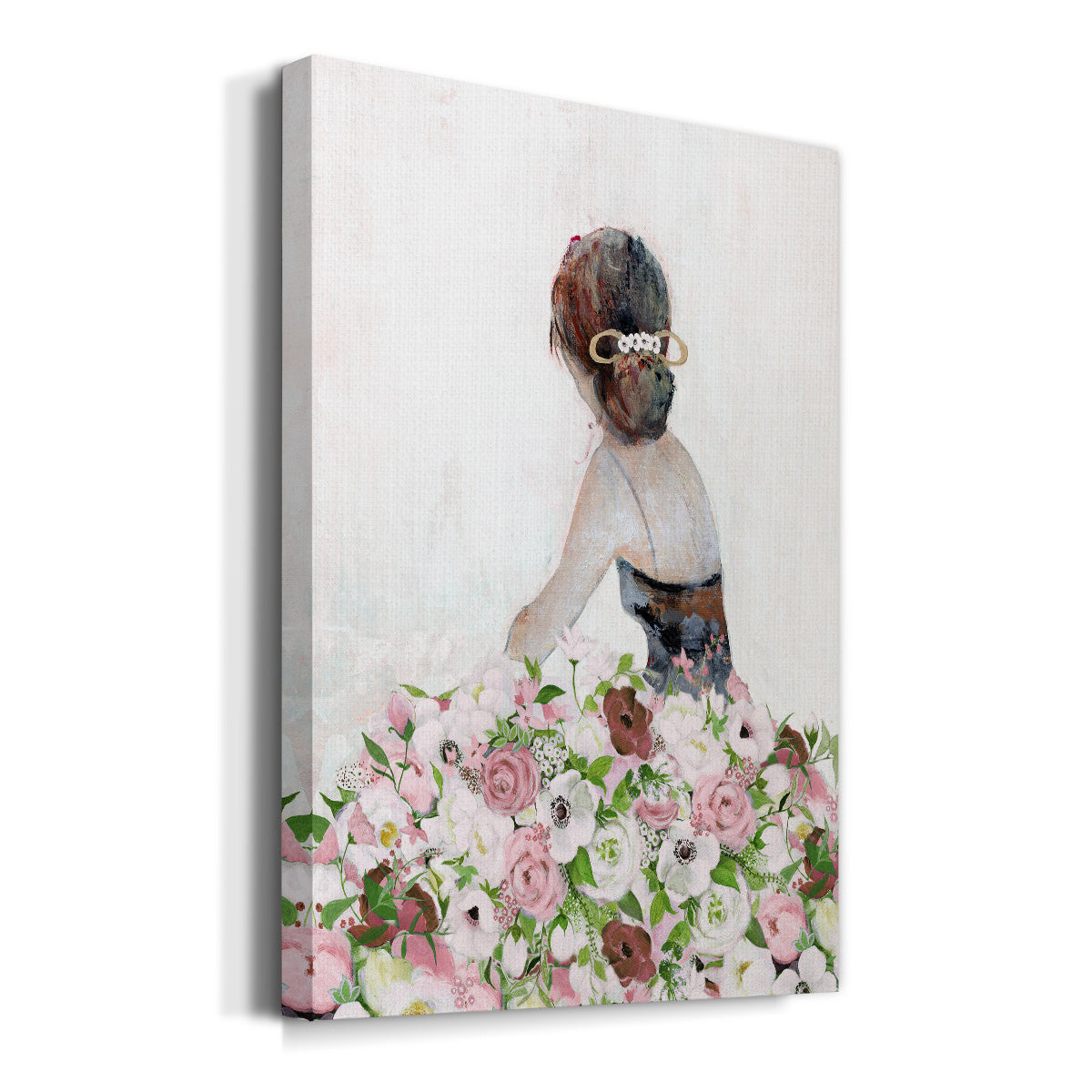 Beautiful Floral Contemplation II Premium Gallery Wrapped Canvas - Ready to Hang