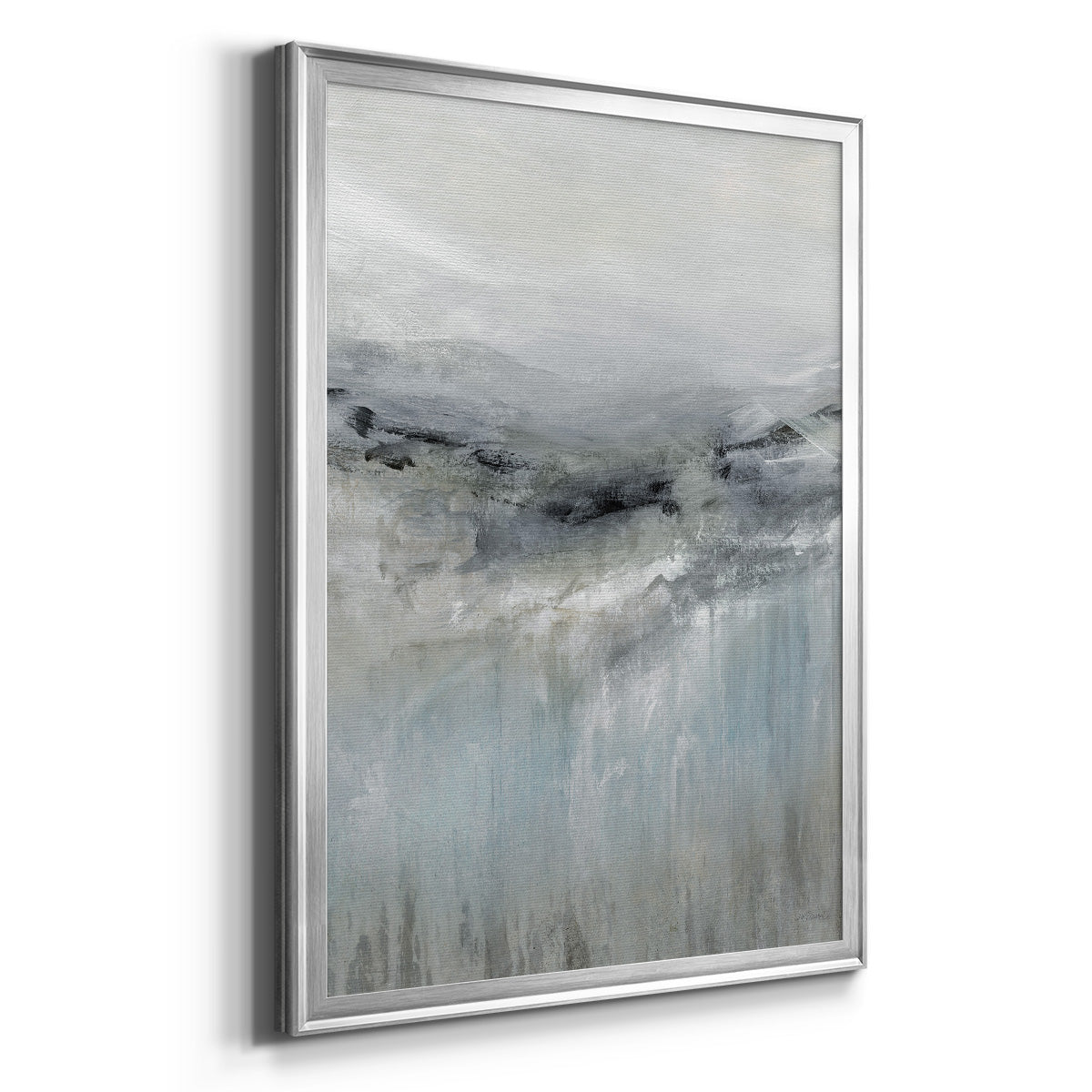 A Cool Wind - Modern Framed Canvas Print