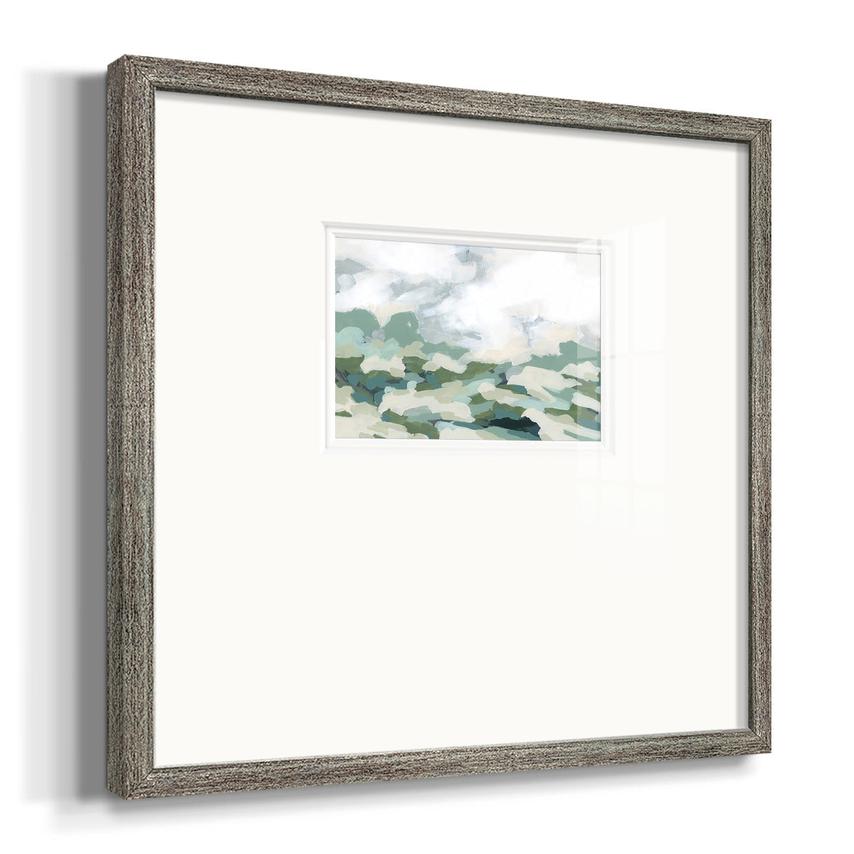 Verdant Hillside II Premium Framed Print Double Matboard