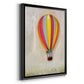 Lucky Hot Air Balloon -  Framed Canvas Print
