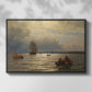 From the Inlet of Oslo, 1874 - Floater Framed Canvas Print