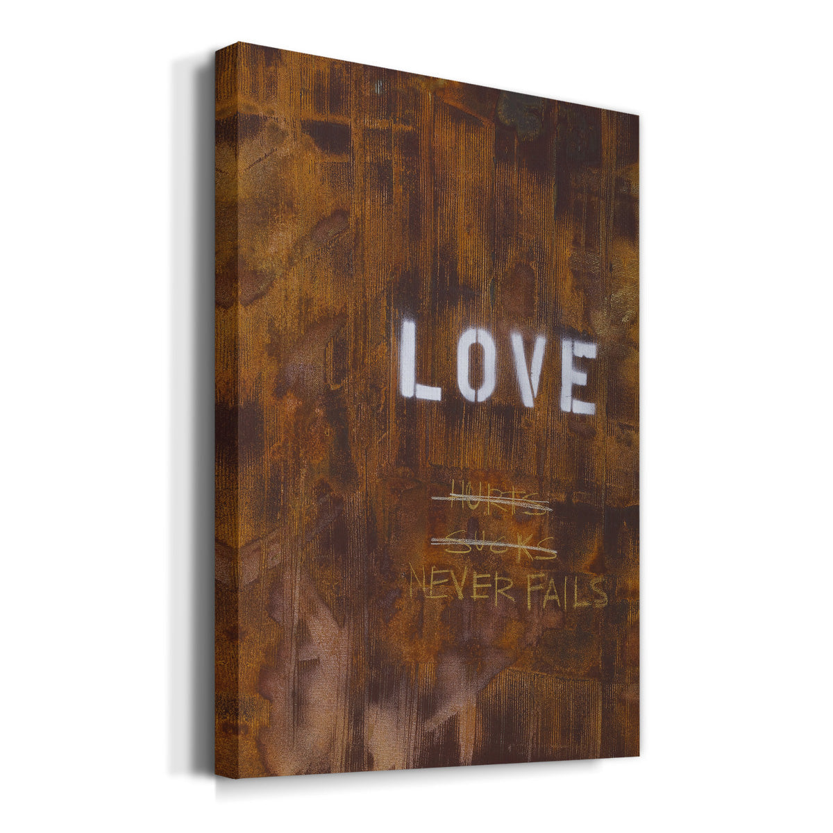 Love Never Fails I Premium Gallery Wrapped Canvas - Ready to Hang