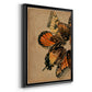 Winged Wreath II - Modern Framed Canvas Print