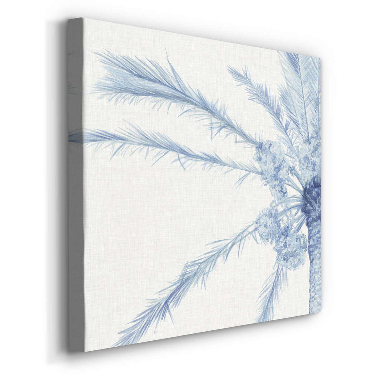 Chambray Palms I - Canvas Art Print