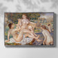 The Large Bathers, 1884-1887 - Floater Framed Canvas Print