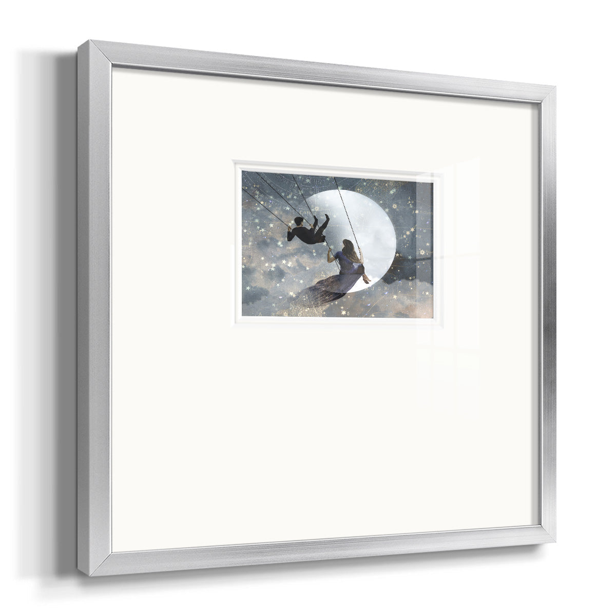 Celestial Love II Premium Framed Print Double Matboard