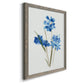 Blue Blossom Botanical I - Premium Canvas Framed in Barnwood - Ready to Hang