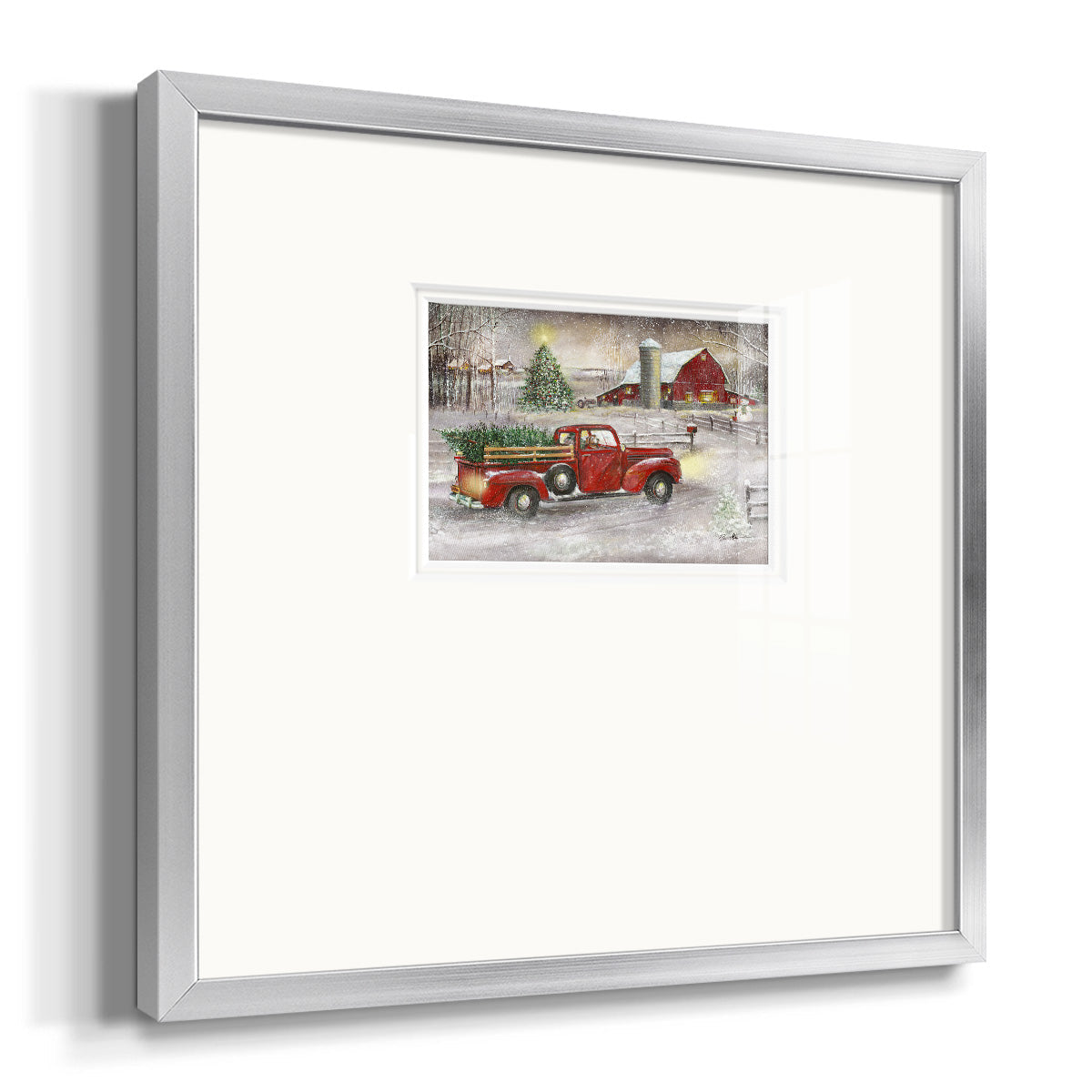 Making Christmas Memories Premium Framed Print Double Matboard