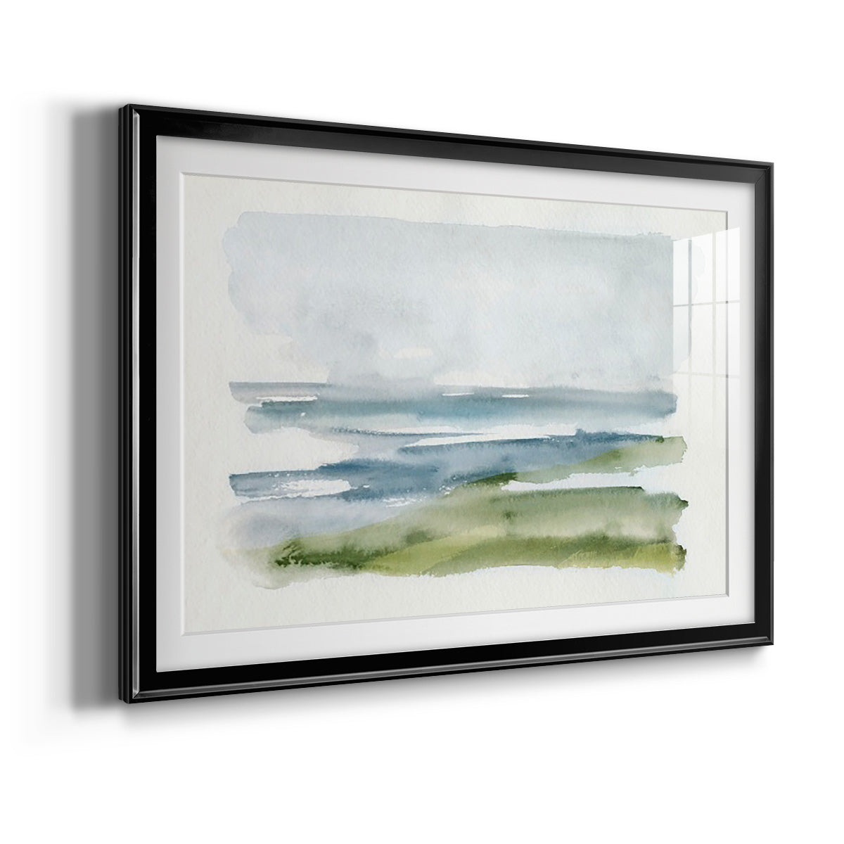 Coastline Splash I Premium Framed Print - Ready to Hang