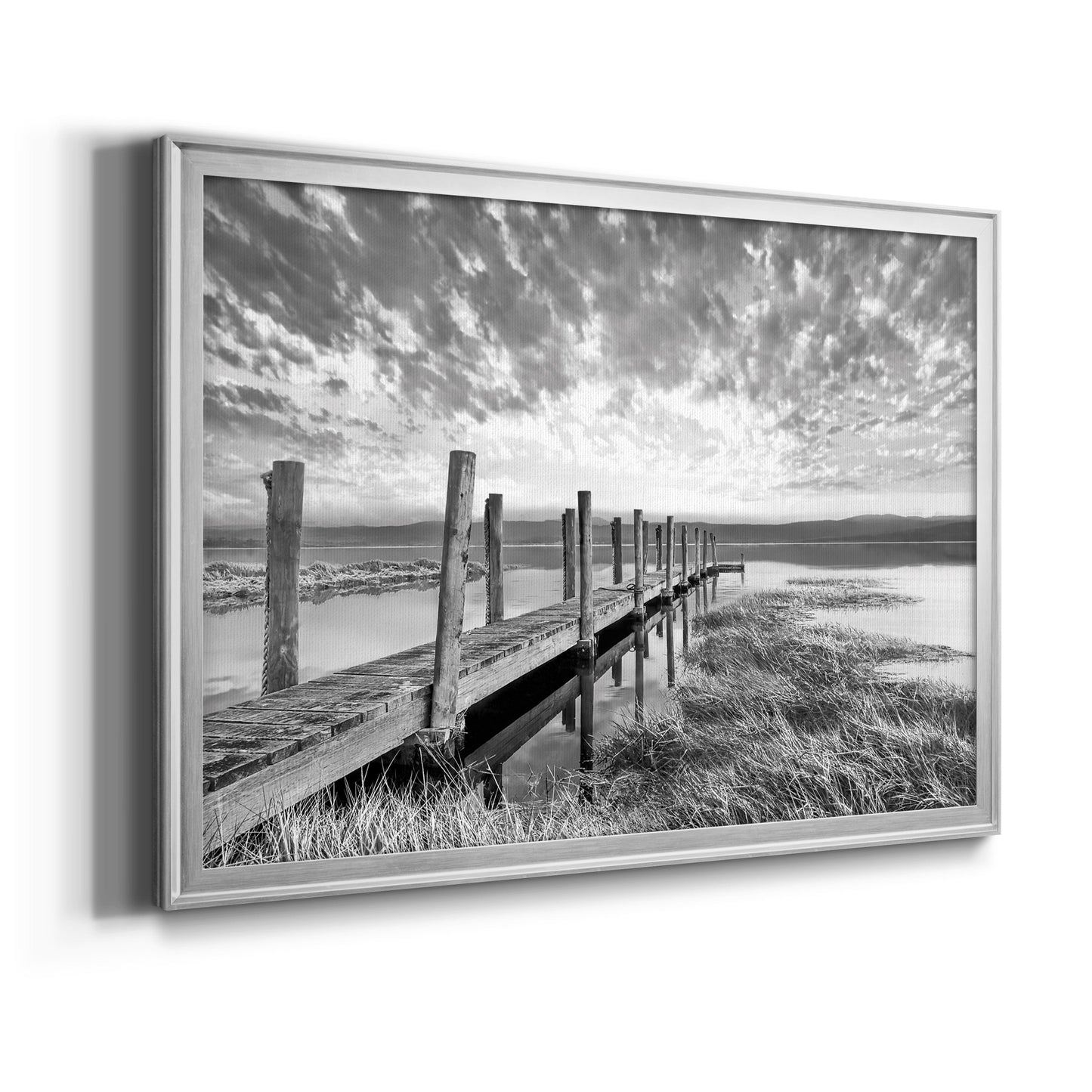 Sunset Contemplation Premium Classic Framed Canvas - Ready to Hang