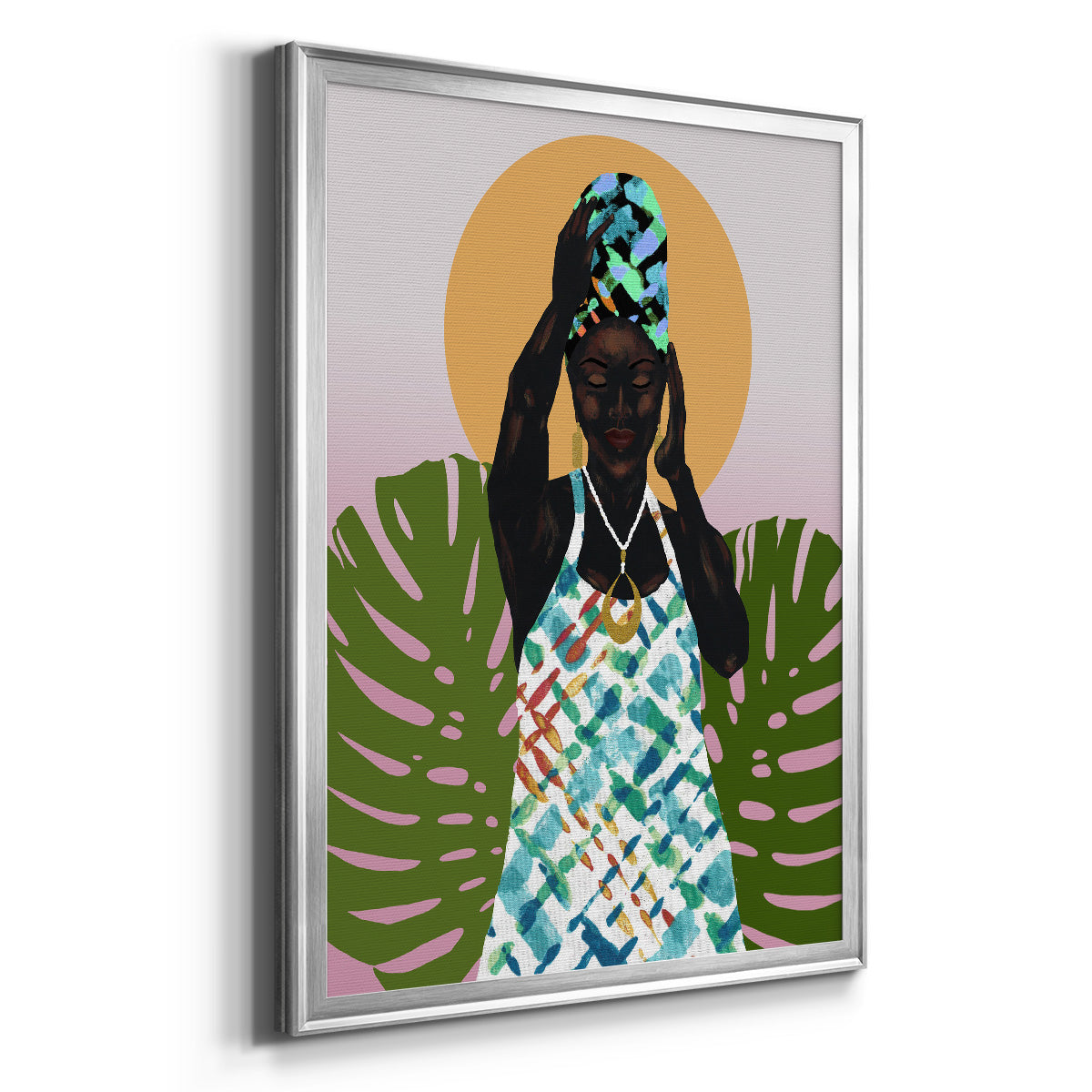 Her Faith - Modern Framed Canvas Print