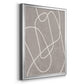 Fissures II - Modern Framed Canvas Print