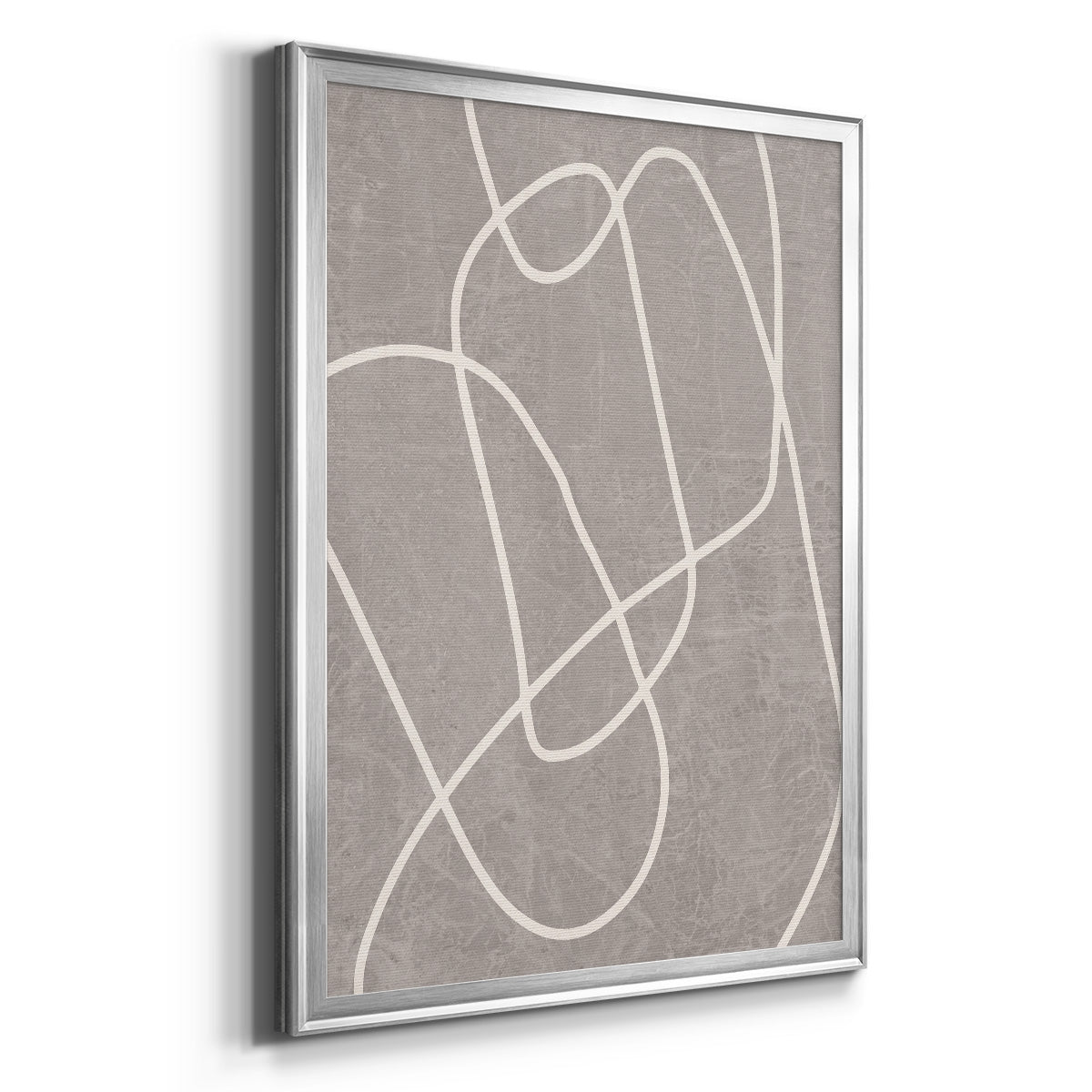 Fissures II - Modern Framed Canvas Print