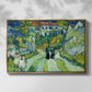 Stairway at Auvers, 1890 - Floater Framed Canvas Print