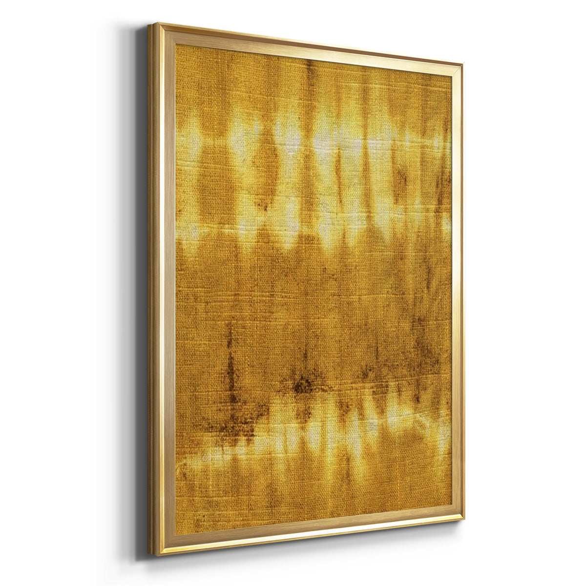 Turmeric Sunrise IV - Modern Framed Canvas Print