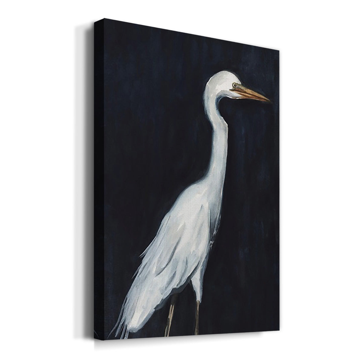 Calm Great Egret II Premium Gallery Wrapped Canvas - Ready to Hang