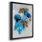 Misty Blue I - Modern Framed Canvas Print