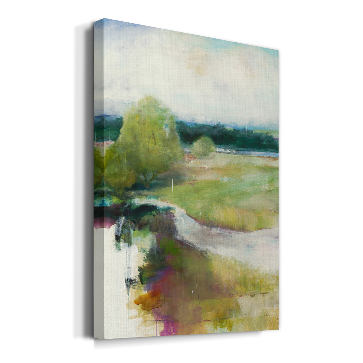 Crossing the Stream - Canvas Art Print