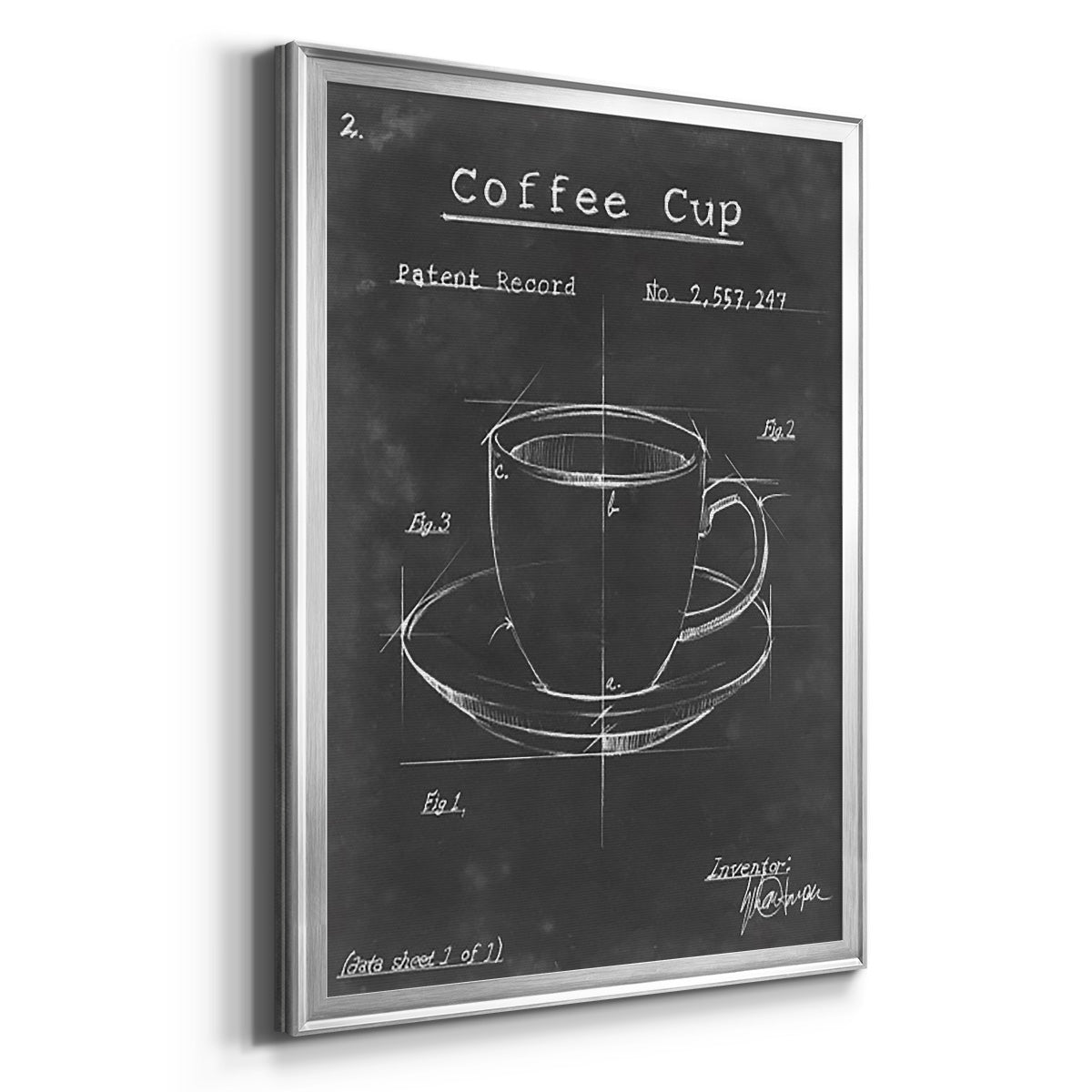 Morning Routine II - Modern Framed Canvas Print