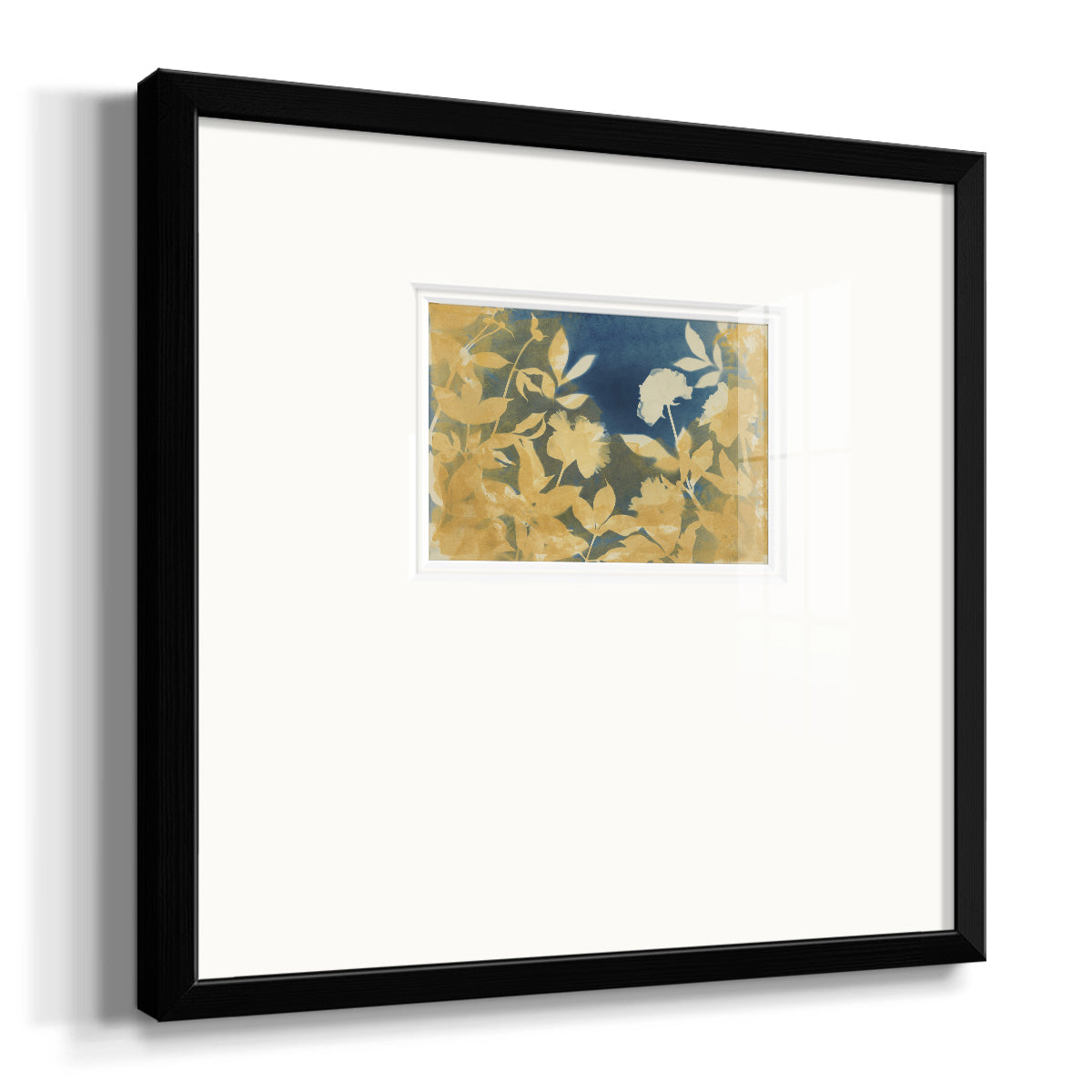 Peony Field- Premium Framed Print Double Matboard