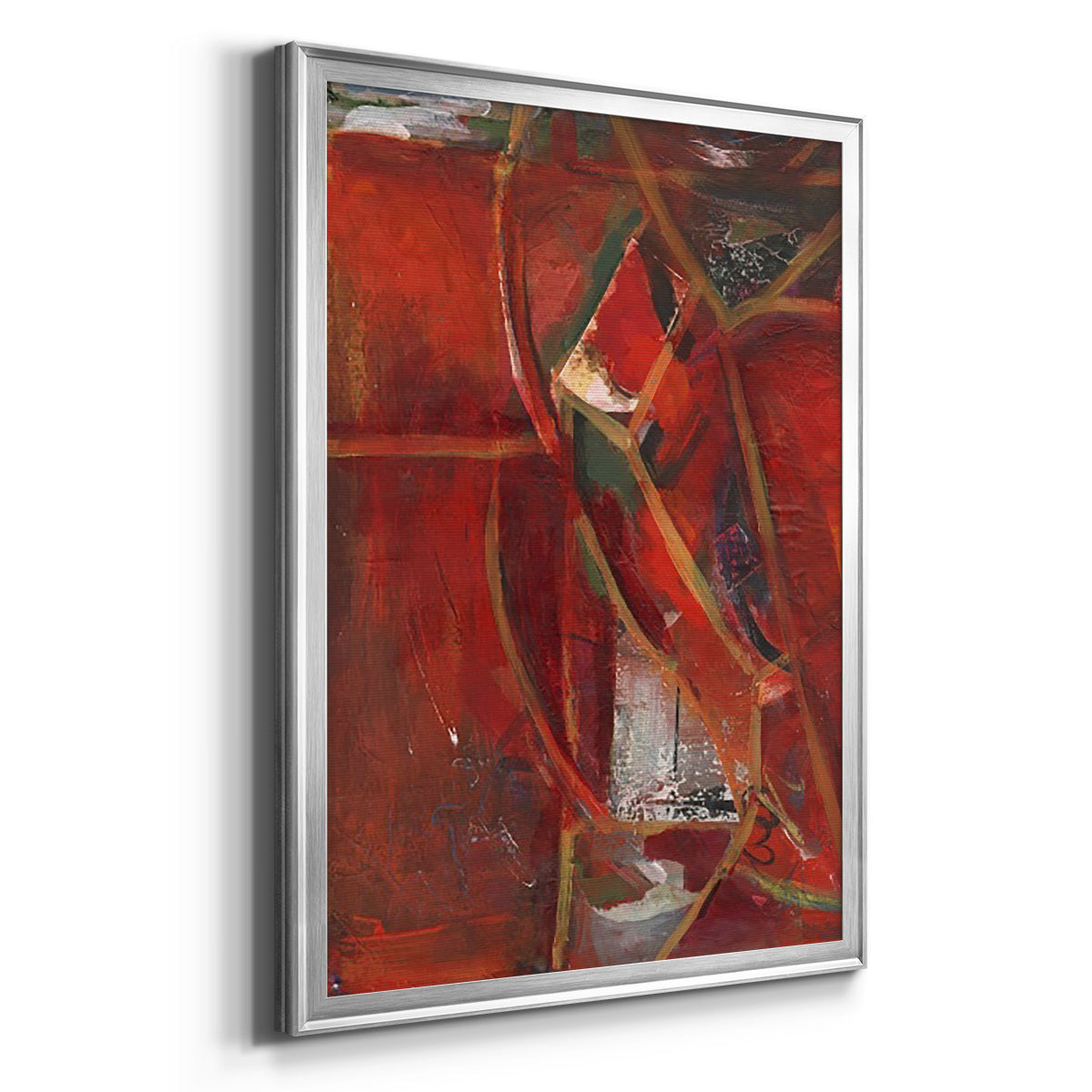 City Life II - Modern Framed Canvas Print
