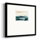 Sea Foam Flow II Premium Framed Print Double Matboard