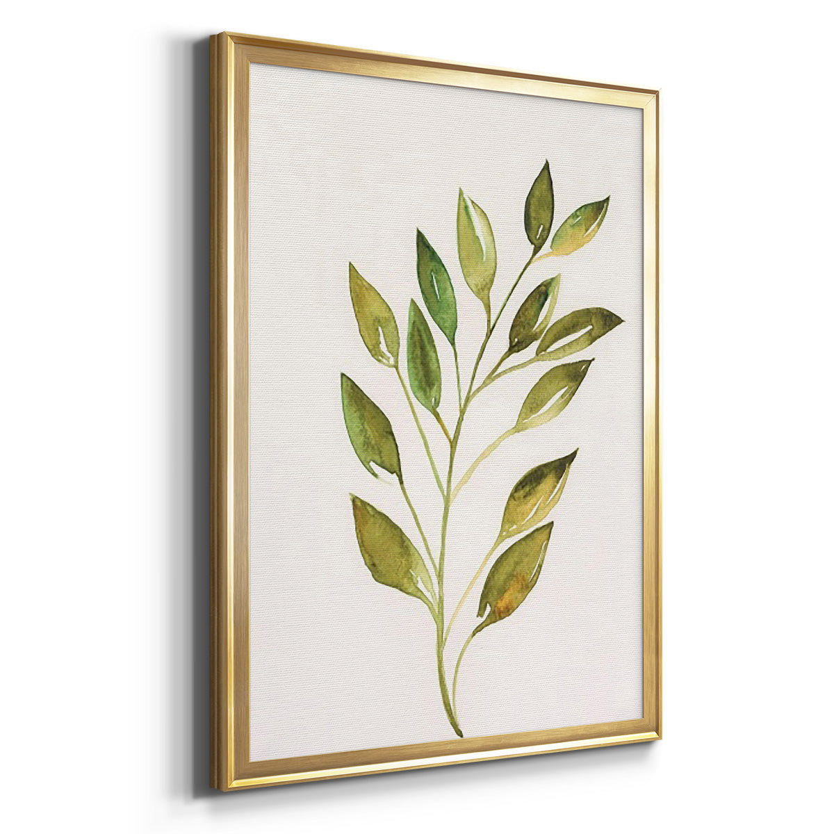 Single Twig I - Modern Framed Canvas Print